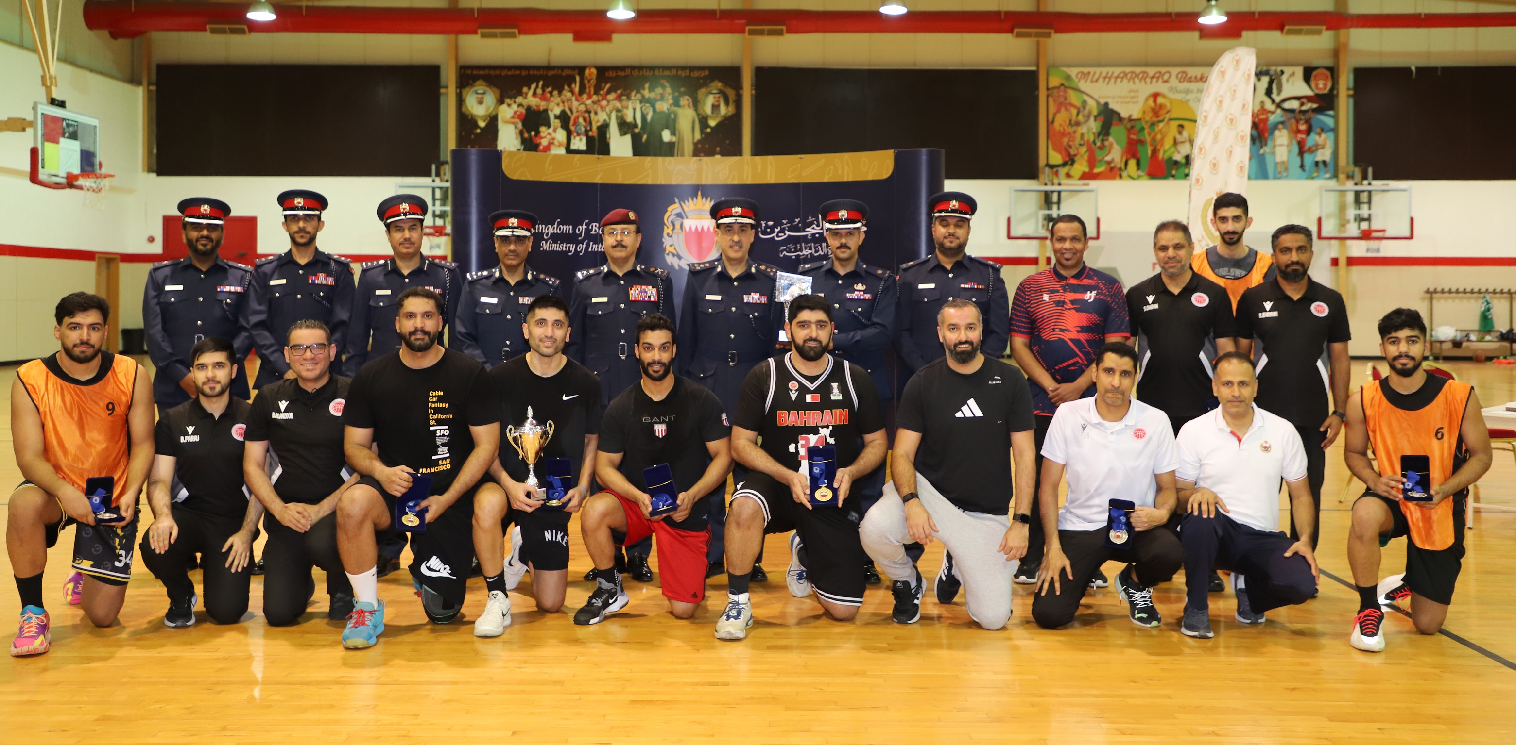 فريق شئون الجنسية والجوازات يحقق لقب بطولة الشرطة المفتوحة لثلاثيات كرة السلة<